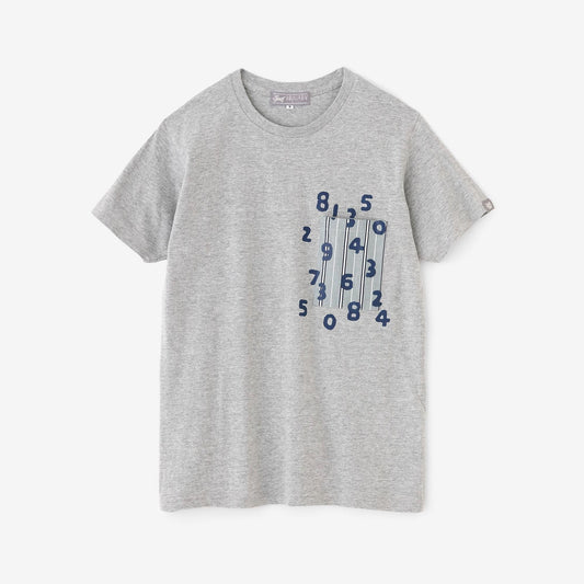 【net限定】半袖 ポケットTシャツ[5.0]／ヘザーグレー×SO-SU-U昆（こん）2