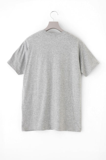 【net限定】半袖 ポケットTシャツ[5.0]／ヘザーグレー×SO-SU-U昆（こん）2