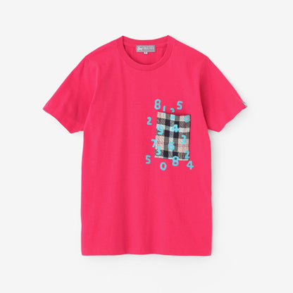 半袖 ポケットTシャツ[5.0]／ピンク×SO-SU-U昆（こん）