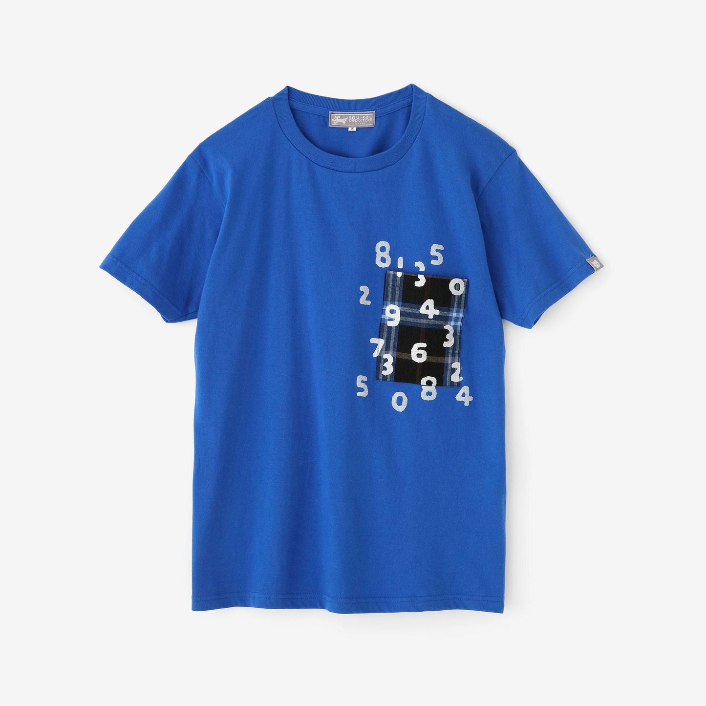 半袖 ポケットTシャツ[5.0]／ロイヤルブルー×SO-SU-U昆（こん）2