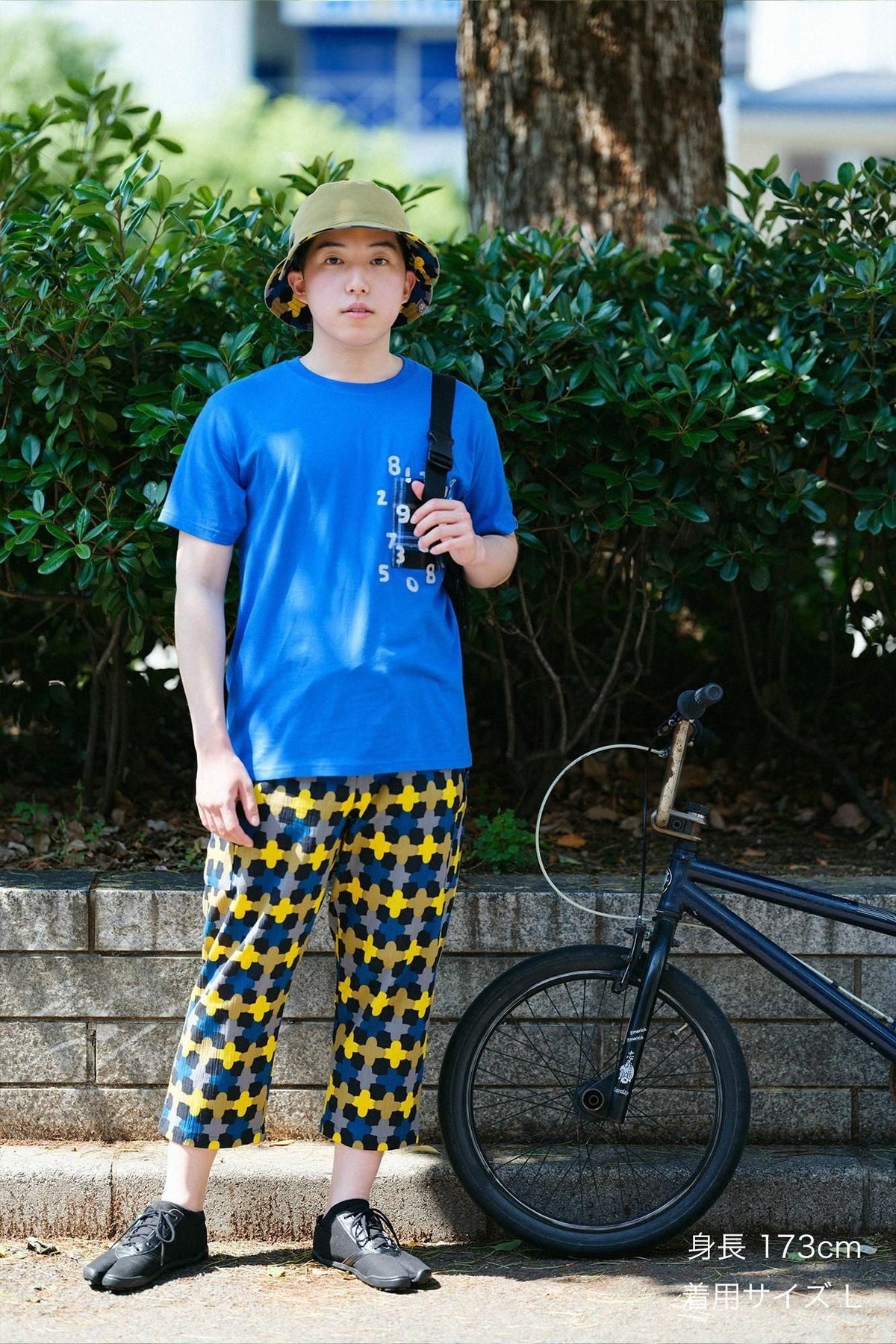 半袖 ポケットTシャツ[5.0]／ロイヤルブルー×SO-SU-U昆（こん）2