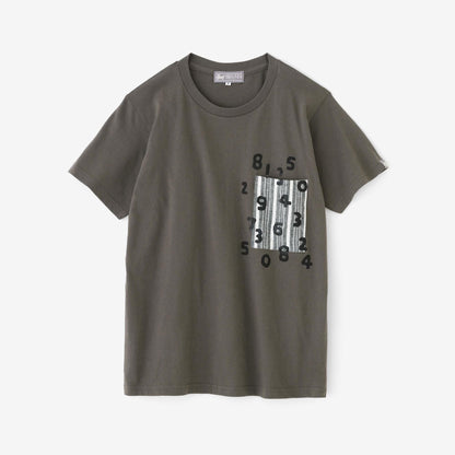 【net限定】半袖 ポケットTシャツ[5.0]／チャコール×SO-SU-U昆（こん）2