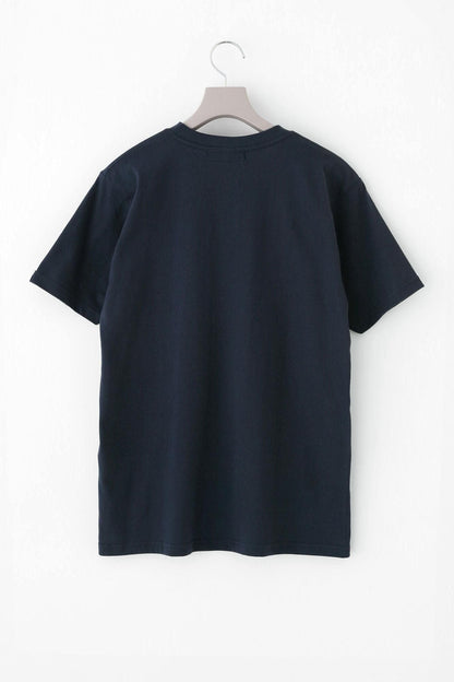 【net限定】半袖 ポケットTシャツ[5.0]／メトロブルー×チャリンチャリン