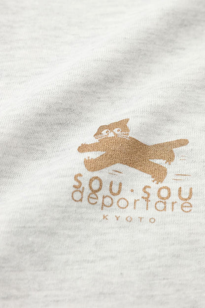 ねこ 半袖Tシャツ[5.0]／アイボリー