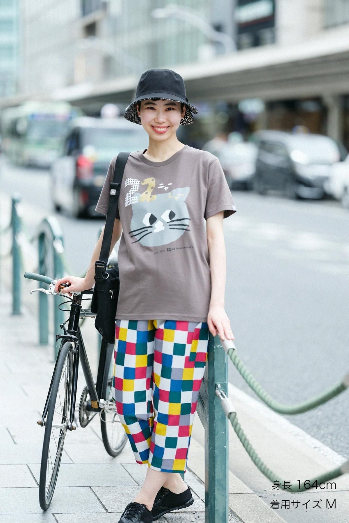 【net限定】ストレッチドビー織 BIKEすててこ／日々（ひび）