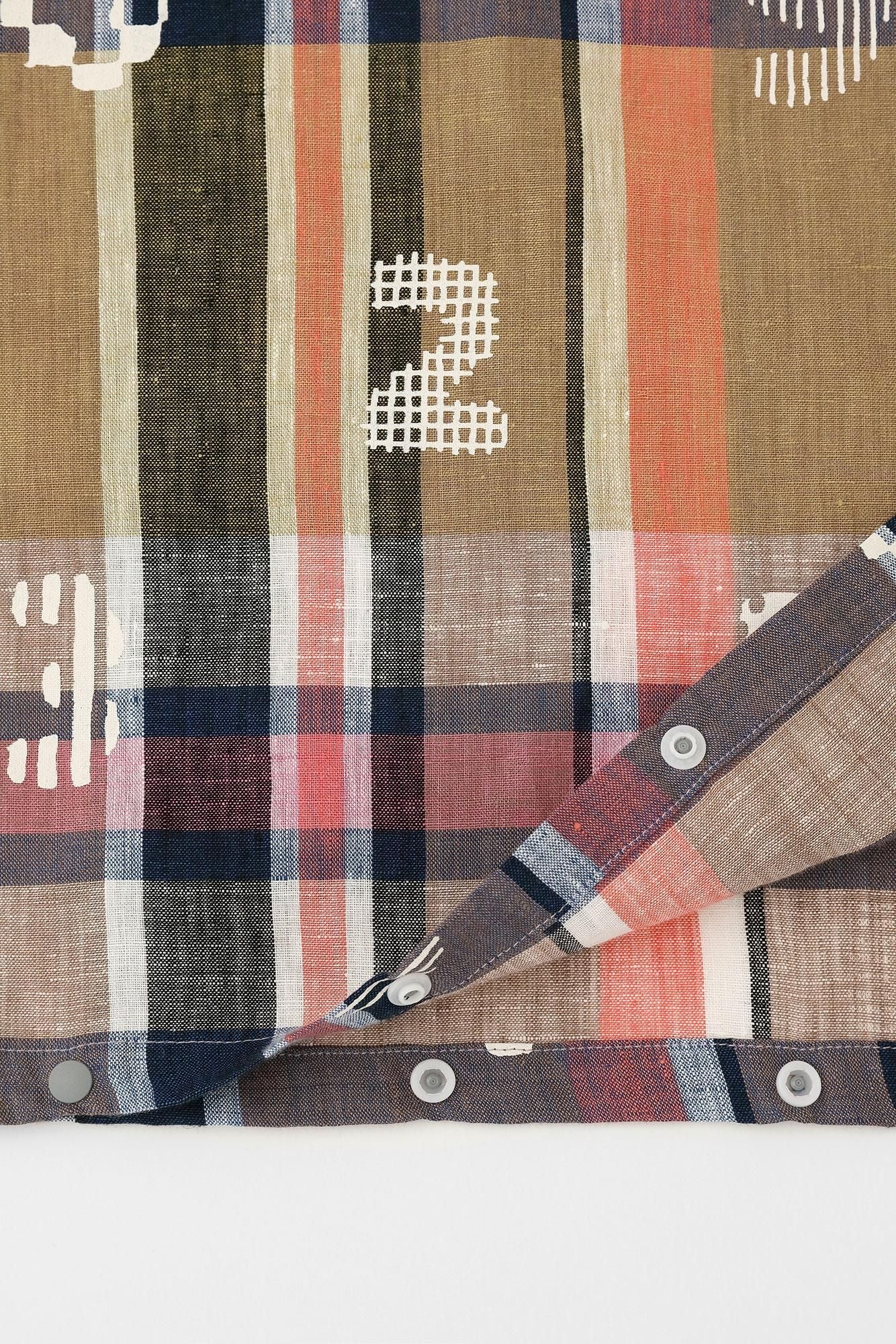 リネンチェック BIKEワンピース／SOU・SOU京都