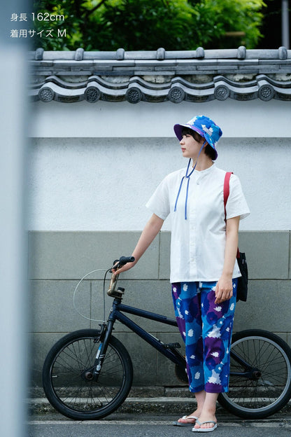高島縮 20/20 BIKEすててこ／咲きほこる