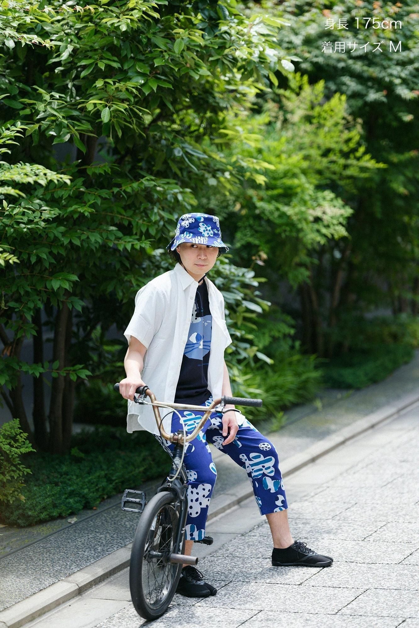 高島縮 20/20 BIKEすててこ／はじける