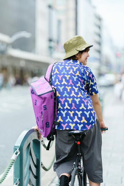 高島縮 20/20 半袖シャツ／人柄（ひとがら）