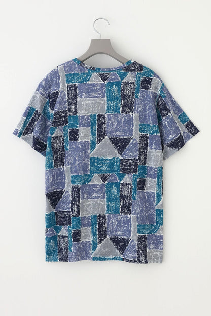 高島縮 40/40 半袖Tシャツ／つみ木の家