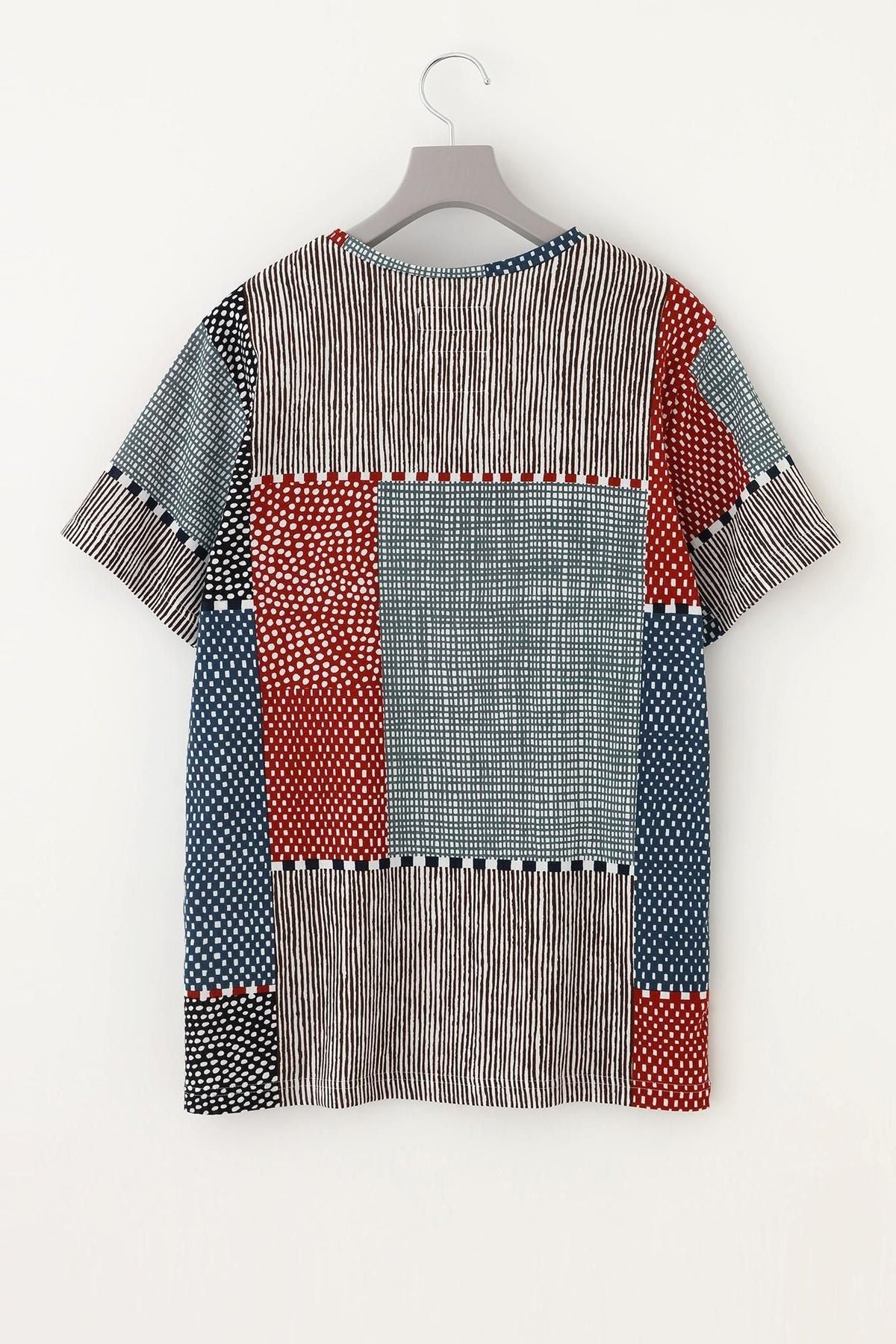 高島縮 40/40 半袖Tシャツ／間がさね 桂（かつら）