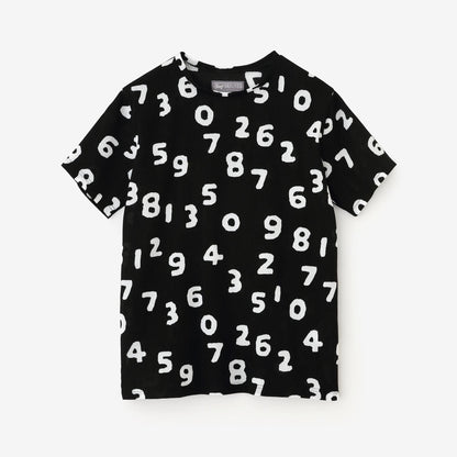 高島縮 40/40 半袖Tシャツ／SO-SU-U昆（こん） 濡羽色（ぬればいろ）