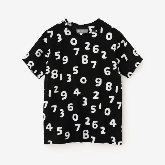 高島縮 40/40 半袖Tシャツ／SO-SU-U昆（こん） 濡羽色（ぬればいろ）