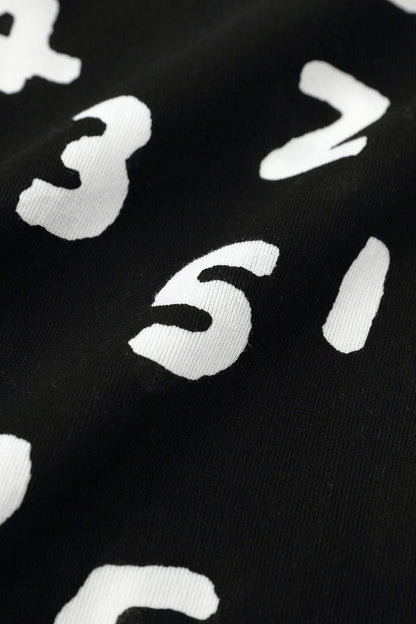 高島縮 40/40 半袖Tシャツ／SO-SU-U昆（こん） 濡羽色（ぬればいろ）
