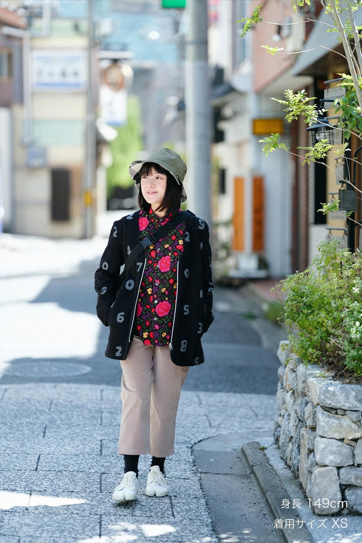 【net限定】高島縮 20/20 スタンドカラーシャツ／薔薇（ばら）
