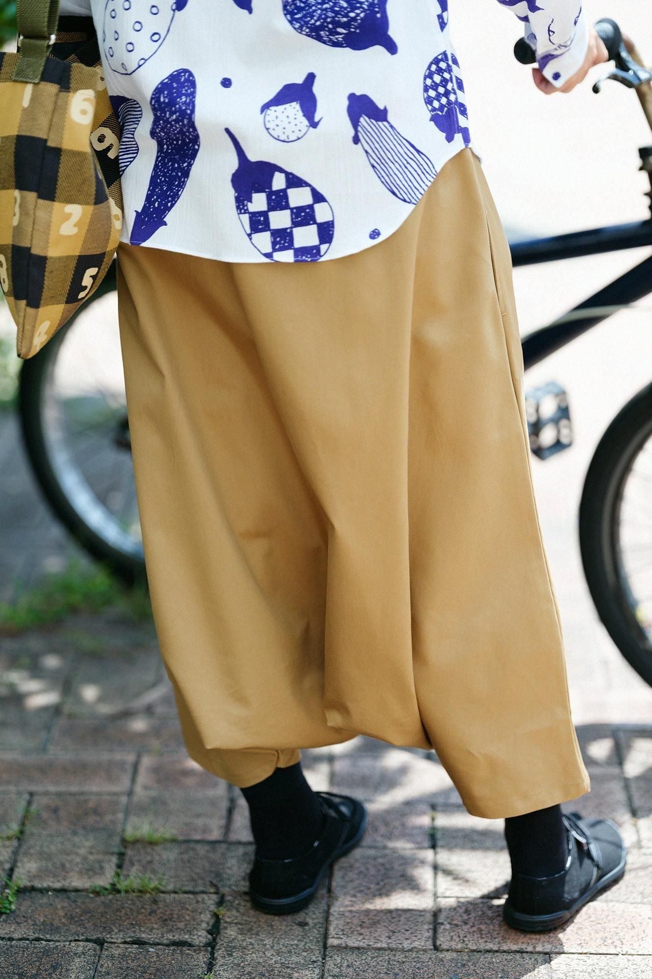 綿×ソロテックス(R)チノクロス 大文字山（だいもんじやま）／キャメル