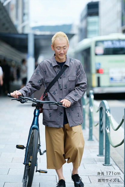 コーデュラ(R)混キャンバス カーゴジャケット／SO-SU-U チャコールグレー