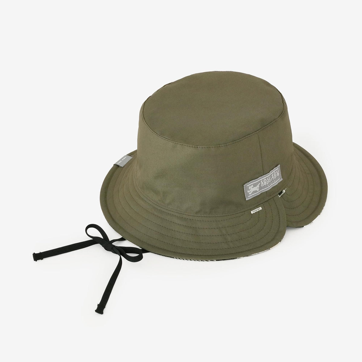 ヘビーツイルチェック リバーシブル BIKE HAT／SO-SU-U アイボリー