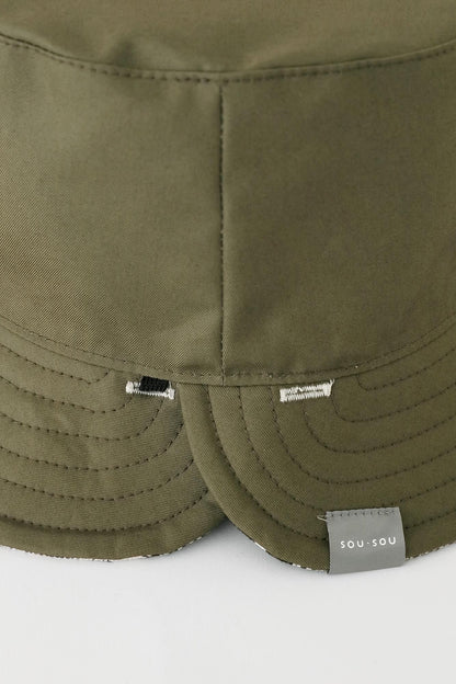 ヘビーツイルチェック リバーシブル BIKE HAT／SO-SU-U アイボリー