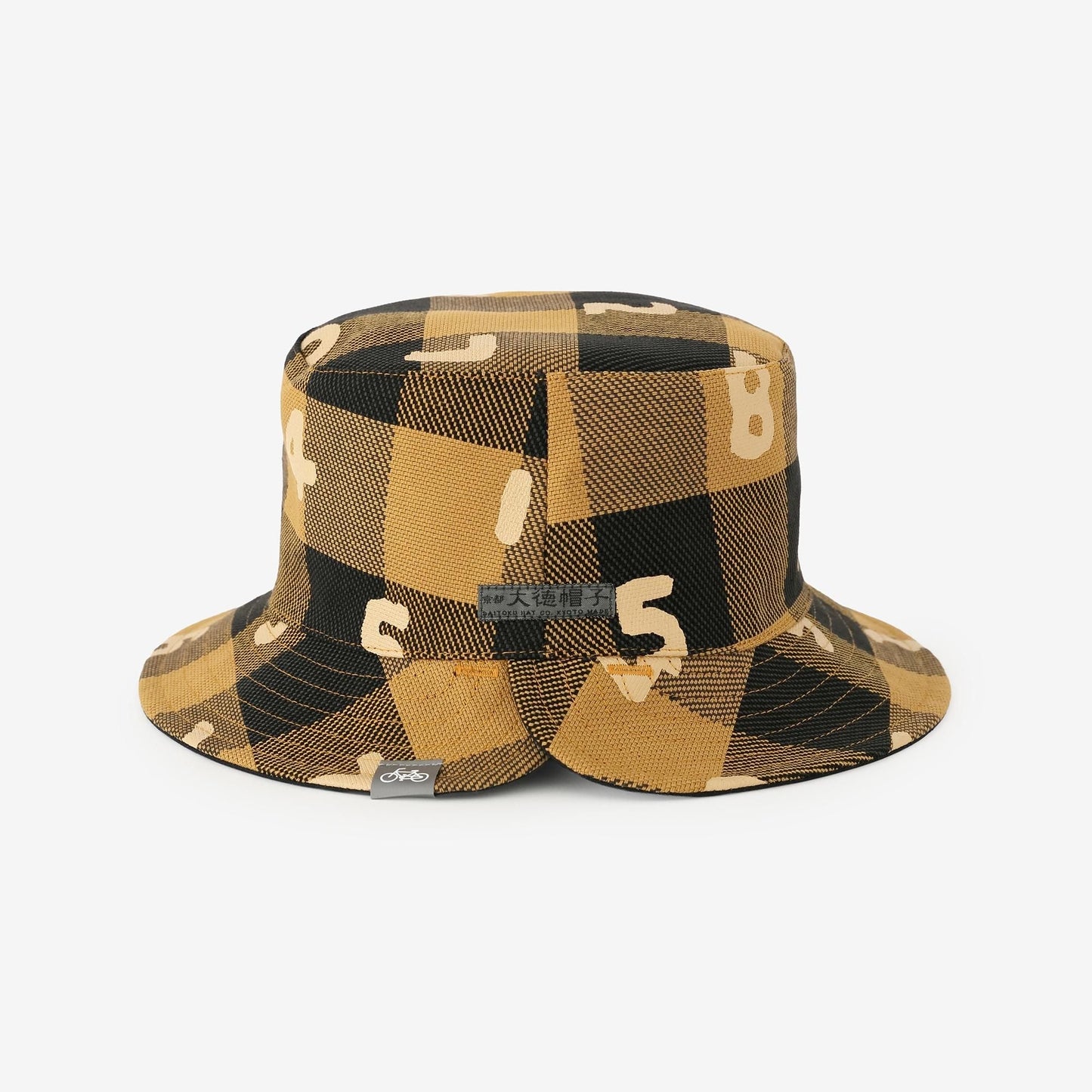 ヘビーツイルチェック リバーシブル BIKE HAT／SO-SU-U マスタード