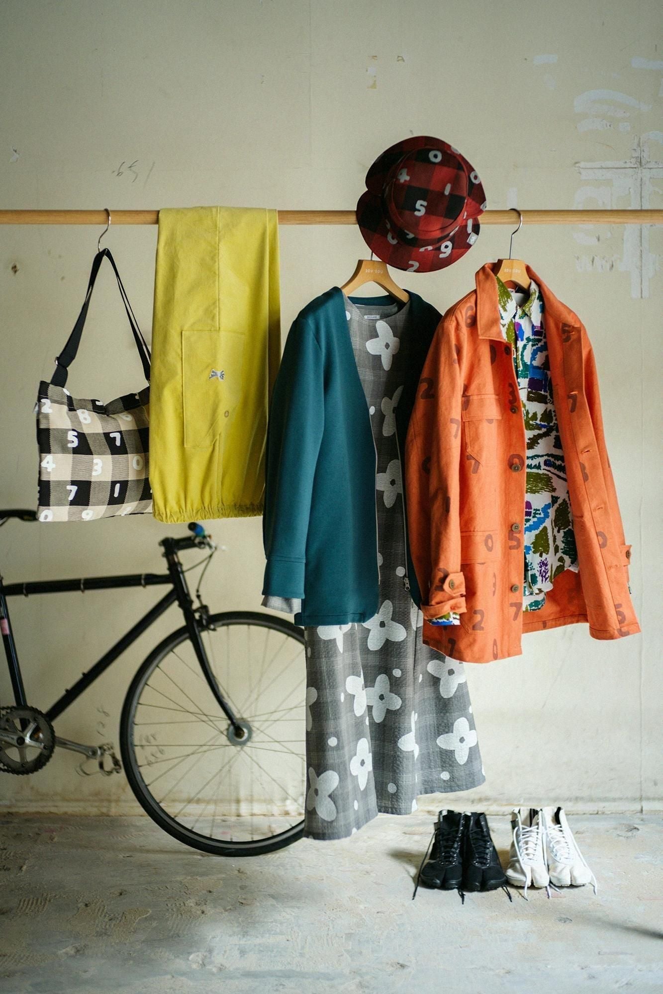 ストレッチコーデュロイ BIKE すててこ／レモンイエロー