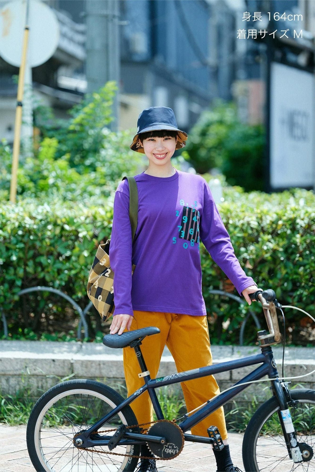 ストレッチコーデュロイ BIKE すててこ／マリーゴールド