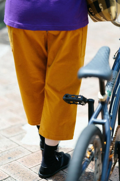 ストレッチコーデュロイ BIKE すててこ／マリーゴールド