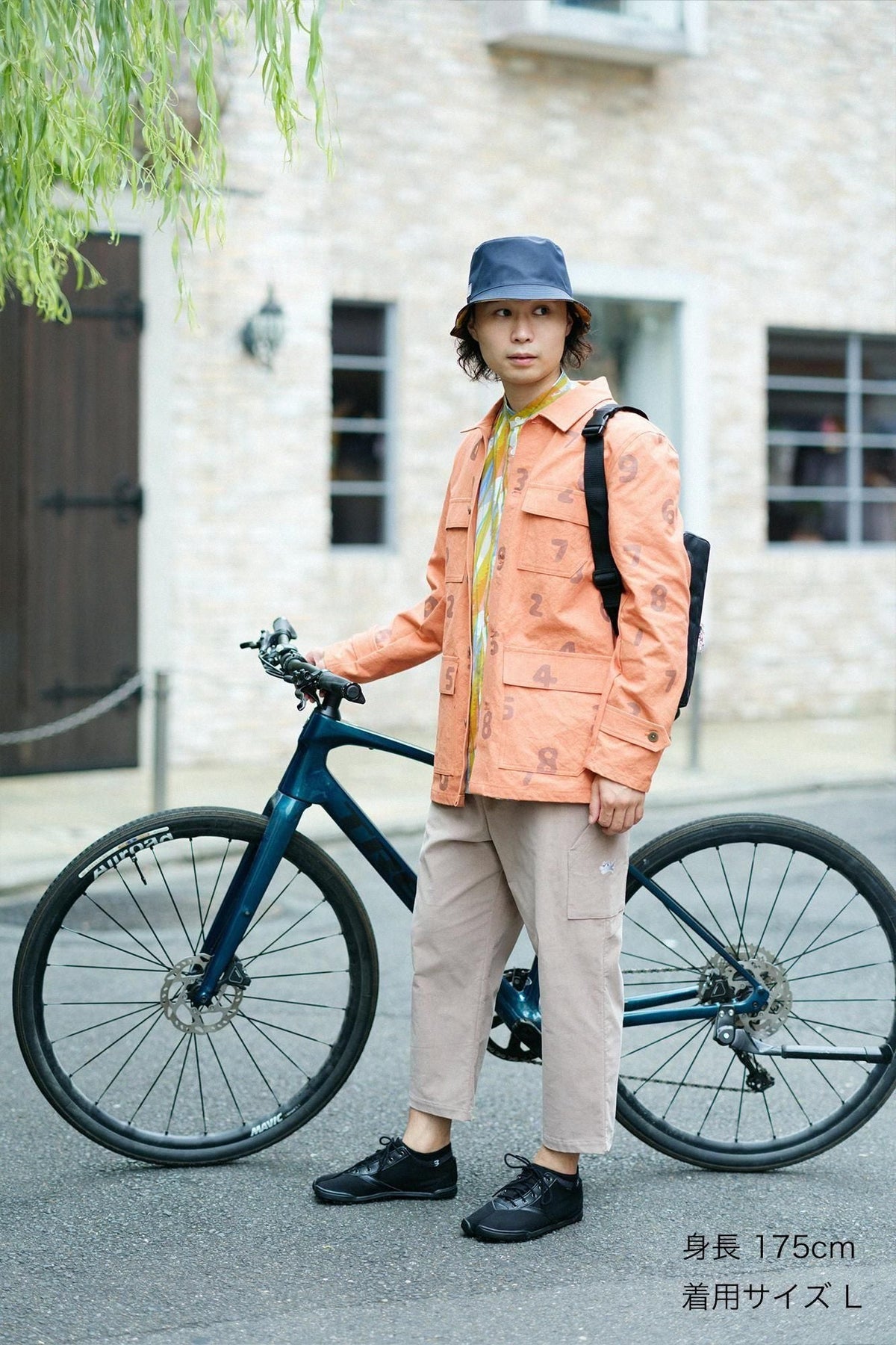 ストレッチコーデュロイ BIKE すててこ／フォーン