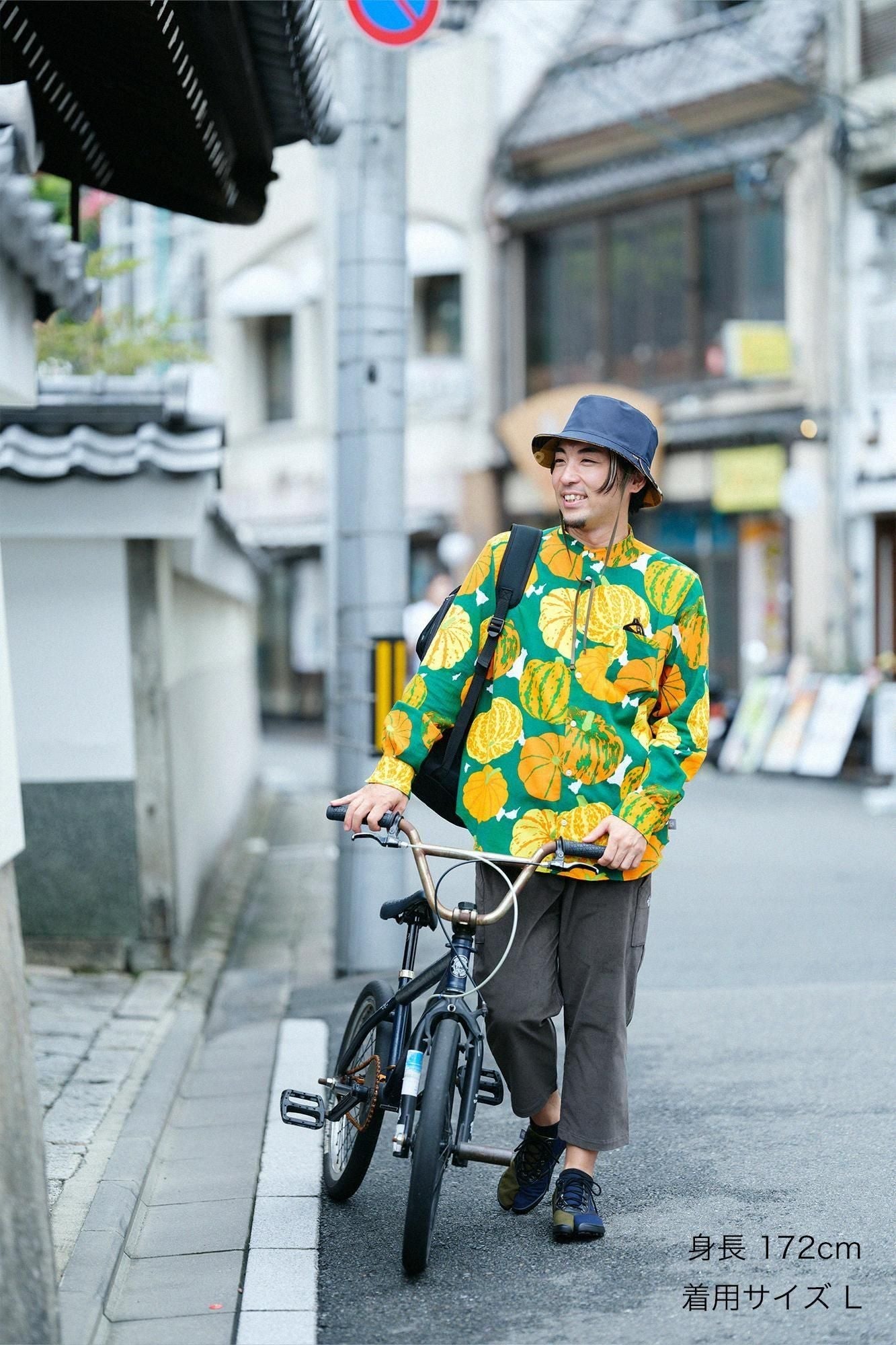 【net限定】ストレッチコーデュロイ BIKE すててこ／スチールグレー