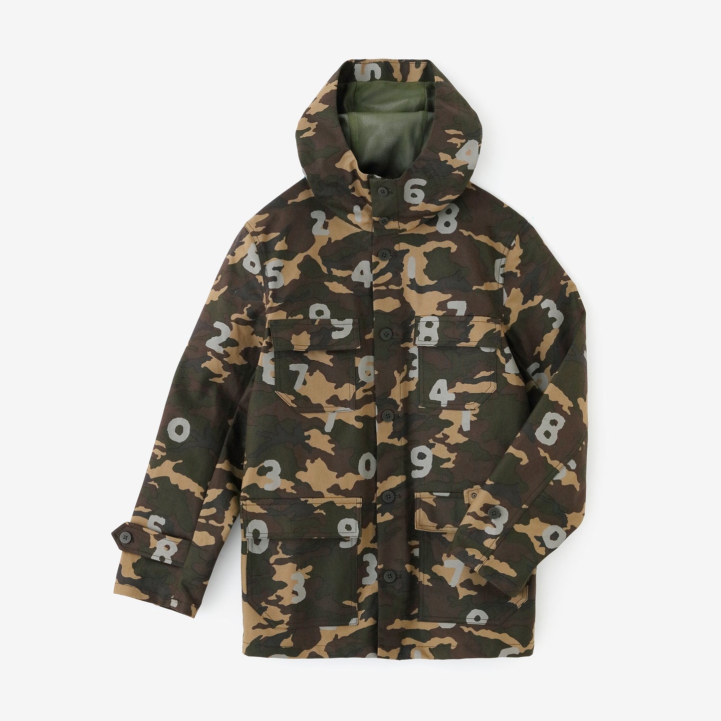 ウォータープルーフ マウンテンパーカー／camoSO-SU-U　オリーブブラウン