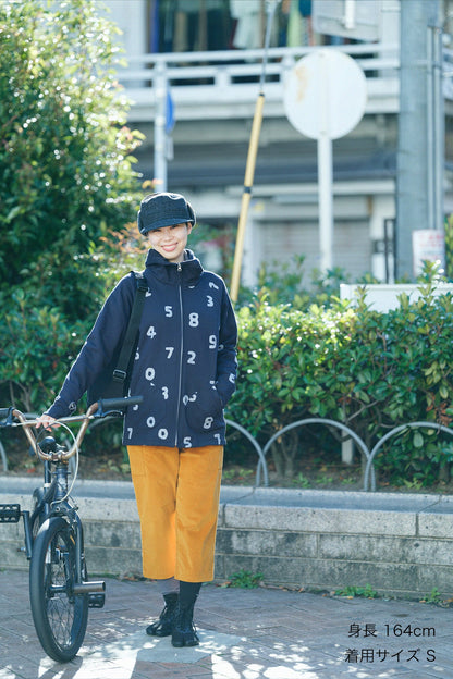 裏毛 BIKEパーカー／SO-SU-Uと余白 ネイビー