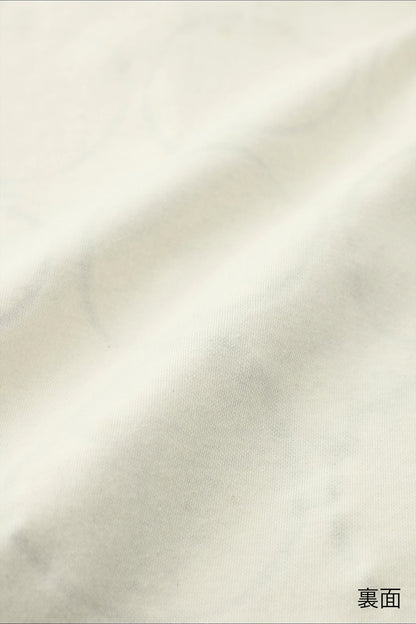 コットンリバーニット 型ぬき長袖Tシャツ／わならべ アイボリー