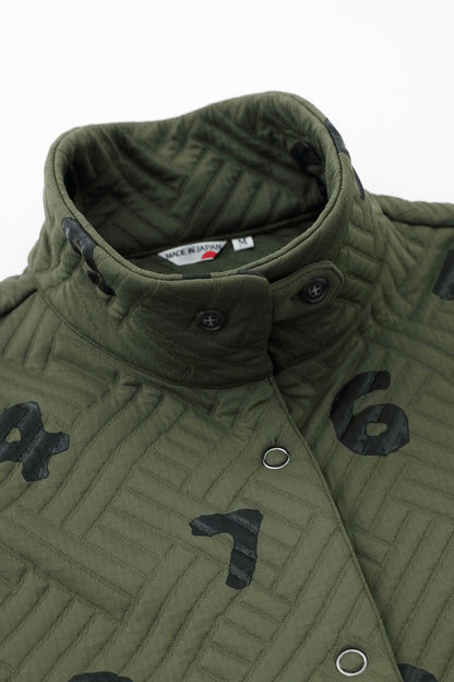キルティングジャカール SANPOワンピース／SO-SU-U オリーブグリーン