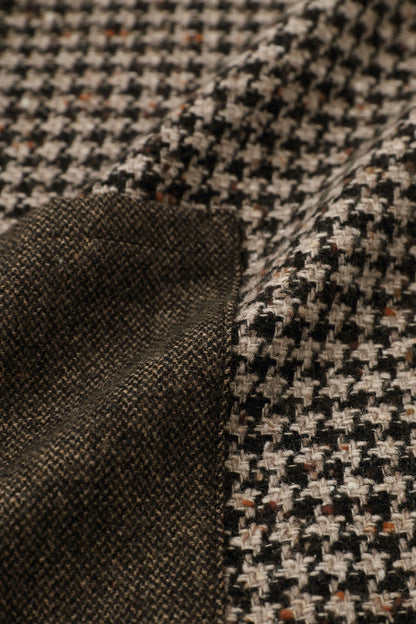 CBNウール ZIP UP フードジャケット／ローアンバー