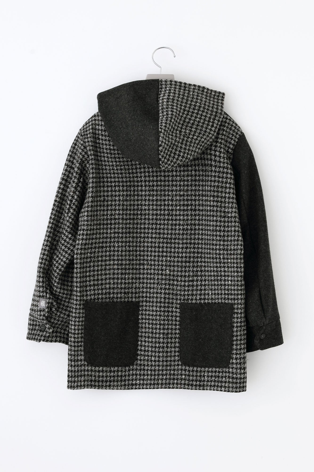 CBNウール ZIP UP フードジャケット／ダークグレー