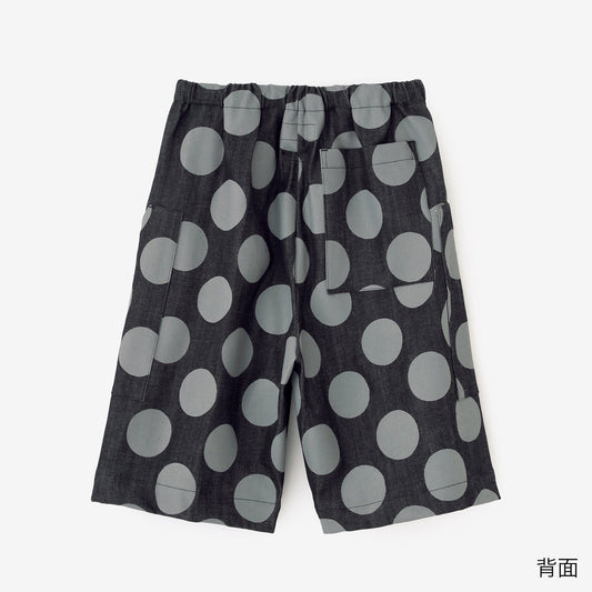 ストレッチデニム BIKEショーツ／インディゴ×KPD