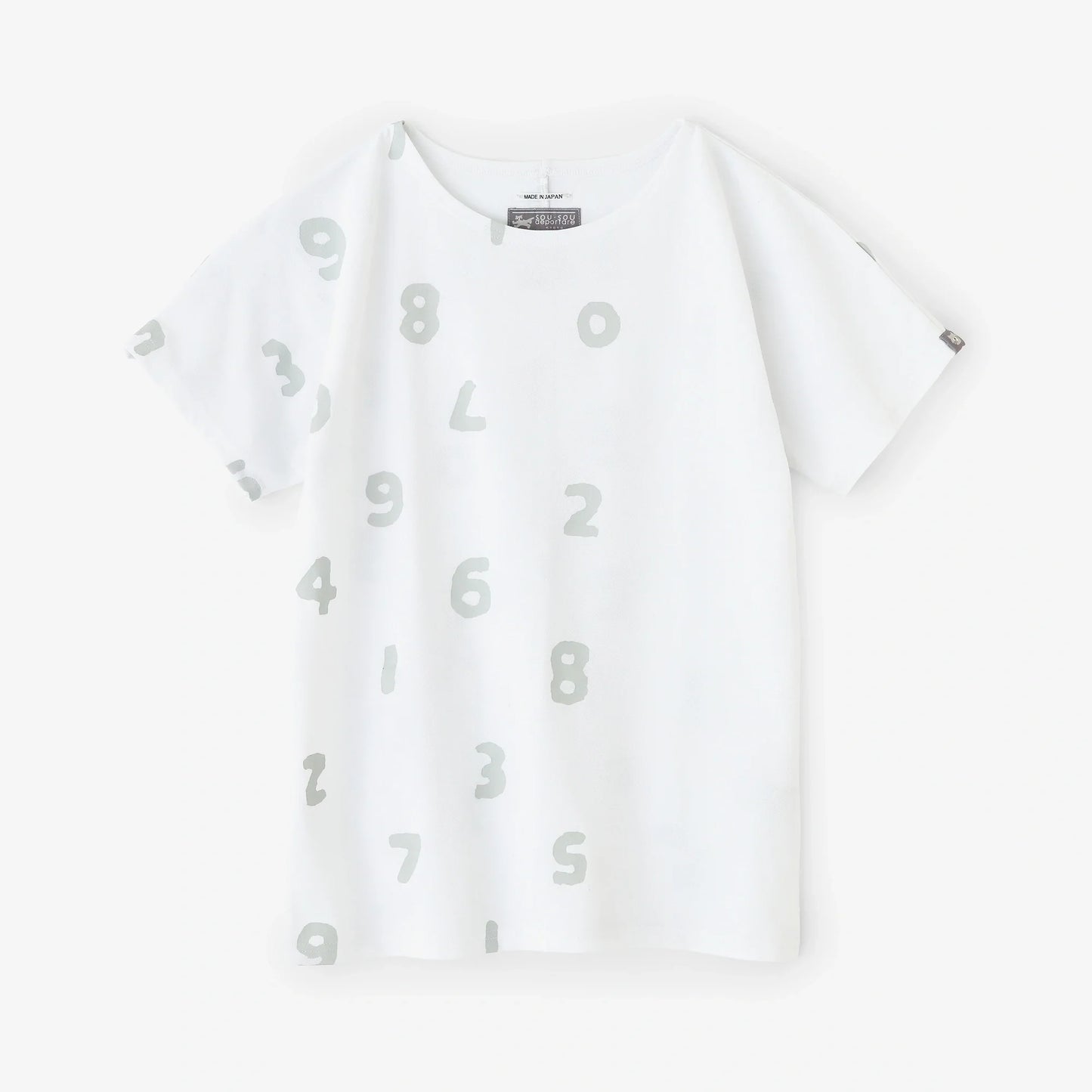 C/CM(R) カノコニット 型ぬきTシャツ／SO-SU-U 上下（しょうか）と余白（よはく） ホワイト