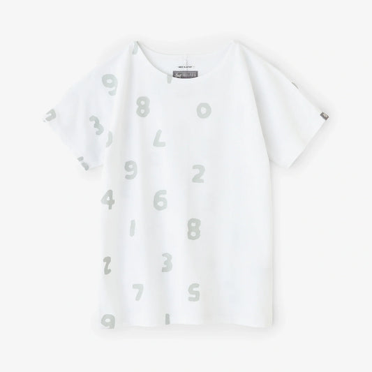 C/CM(R) カノコニット 型ぬきTシャツ／SO-SU-U 上下（しょうか）と余白（よはく） ホワイト