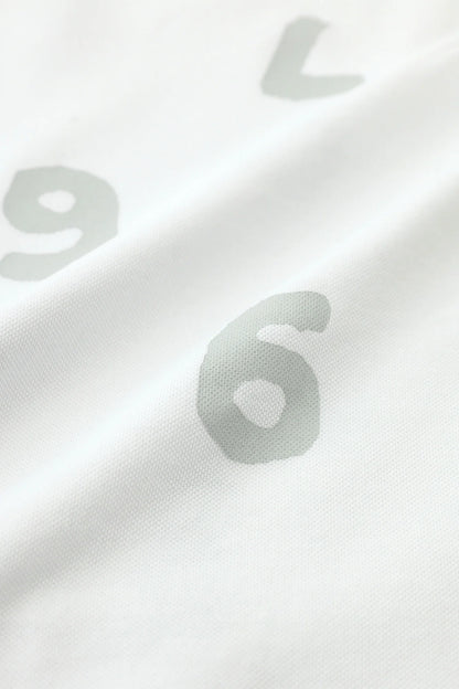 C/CM(R) カノコニット 型ぬきTシャツ／SO-SU-U 上下（しょうか）と余白（よはく） ホワイト