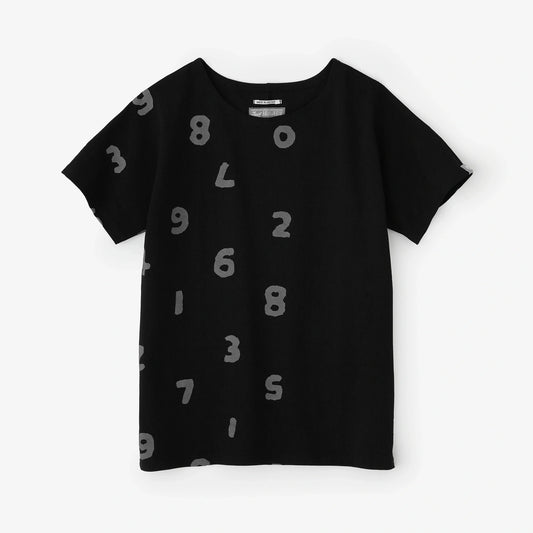 C/CM(R) カノコニット 型ぬきTシャツ／SO-SU-U 上下（しょうか）と余白（よはく） ブラック