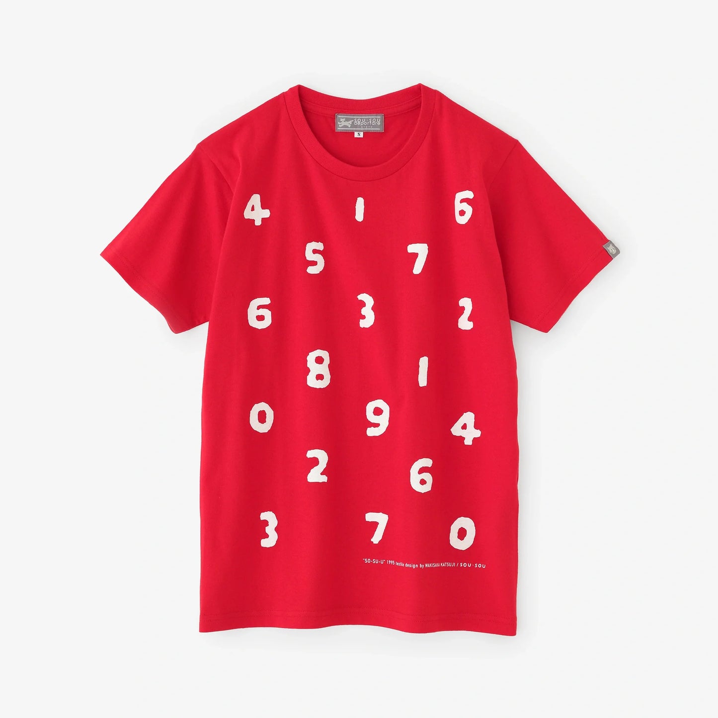 SO-SU-U 半袖Tシャツ[5.0]／レッド