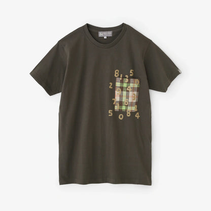 半袖 ポケットTシャツ[5.0]／チャコール×SO-SU-U昆（こん）
