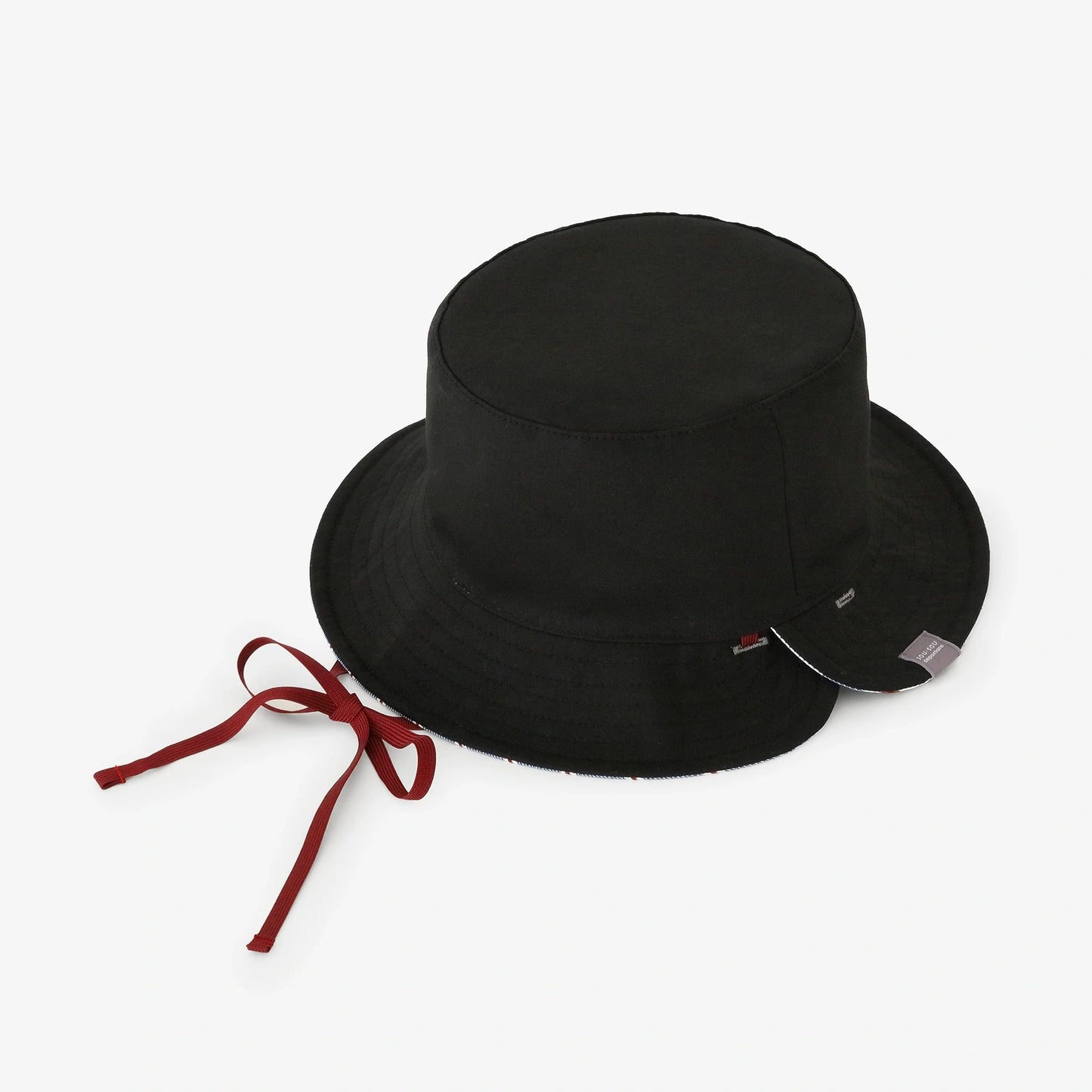 サテンストライプ リバーシブル BIKE HAT／すいぎょく 紺青（こんじょう）