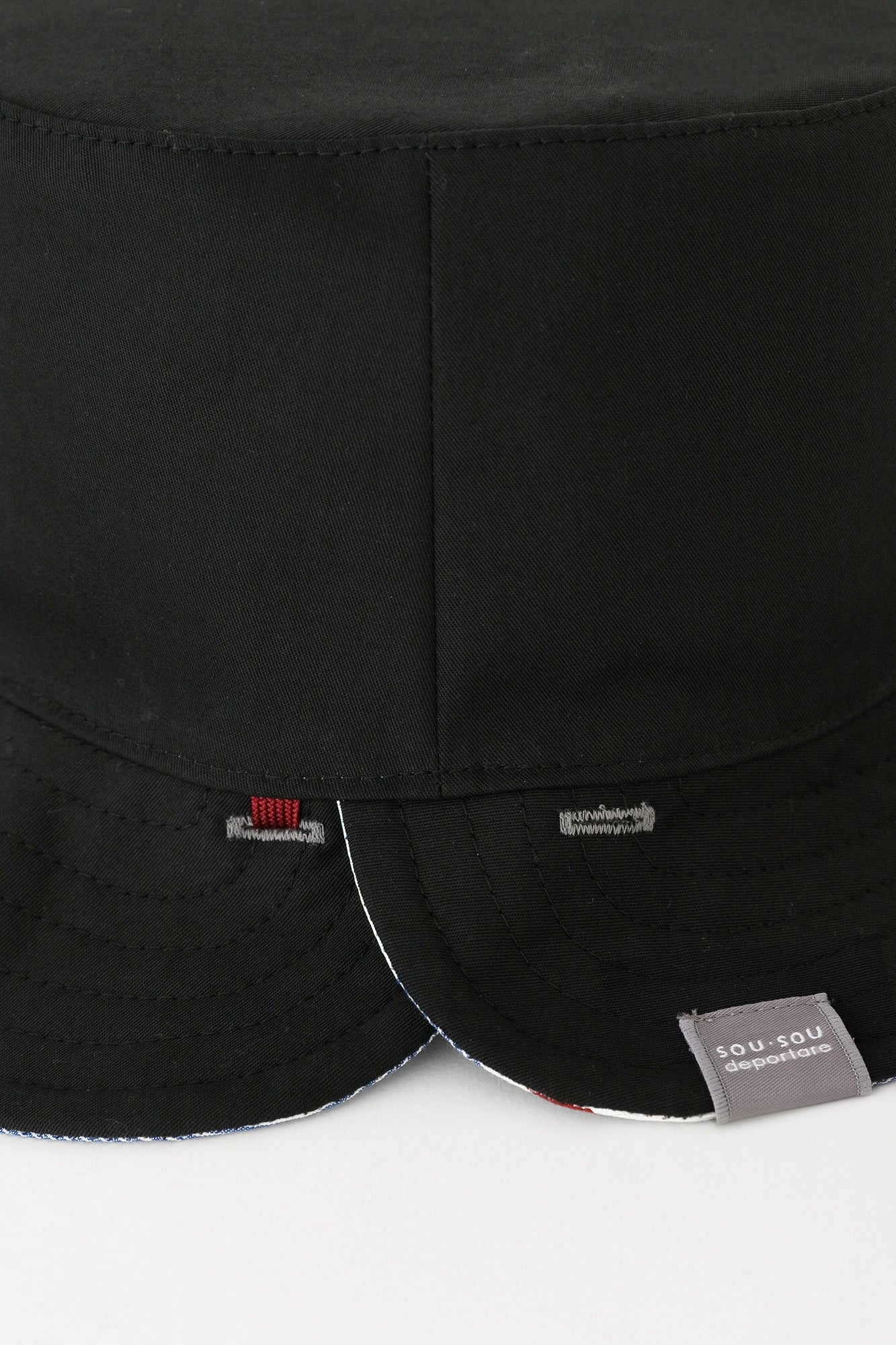 サテンストライプ リバーシブル BIKE HAT／すいぎょく 紺青（こんじょう）