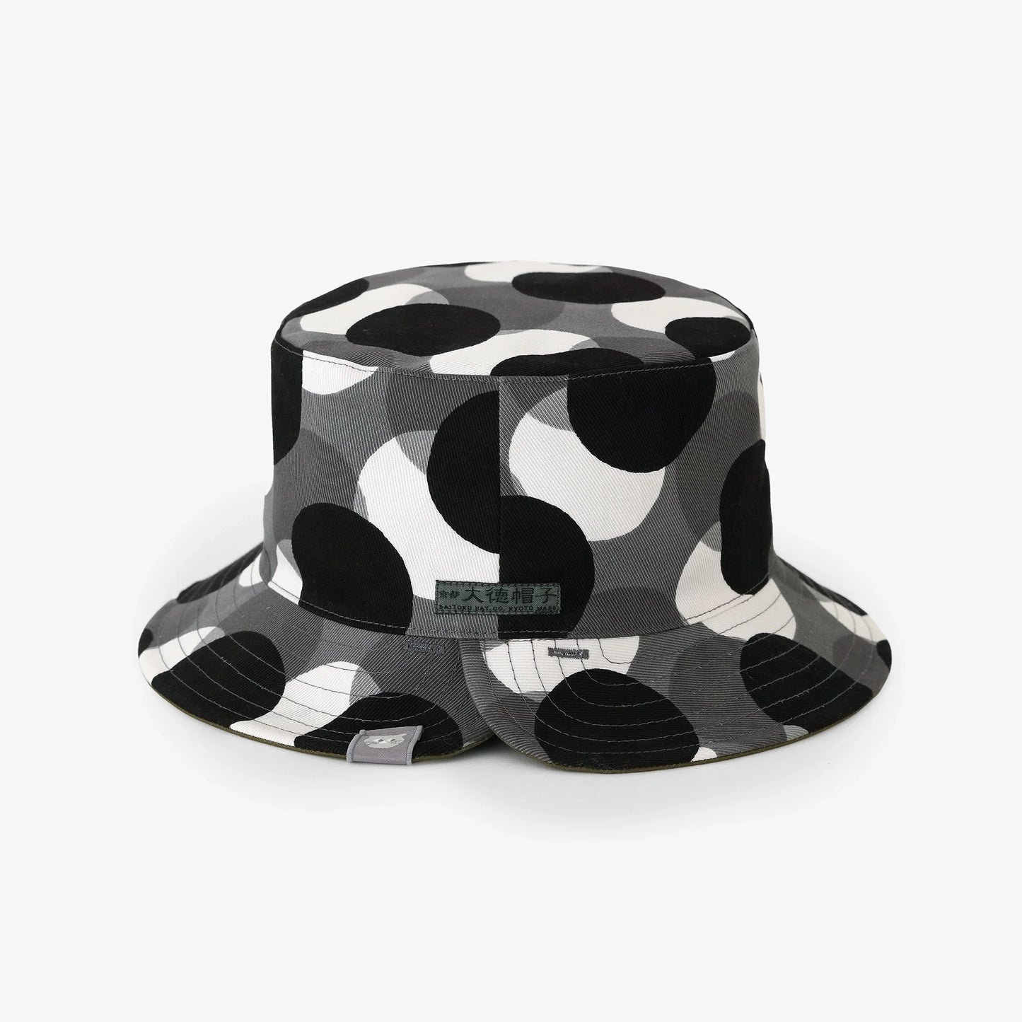 ストレッチツイル リバーシブル BIKE HAT／KPD Ombre グレー