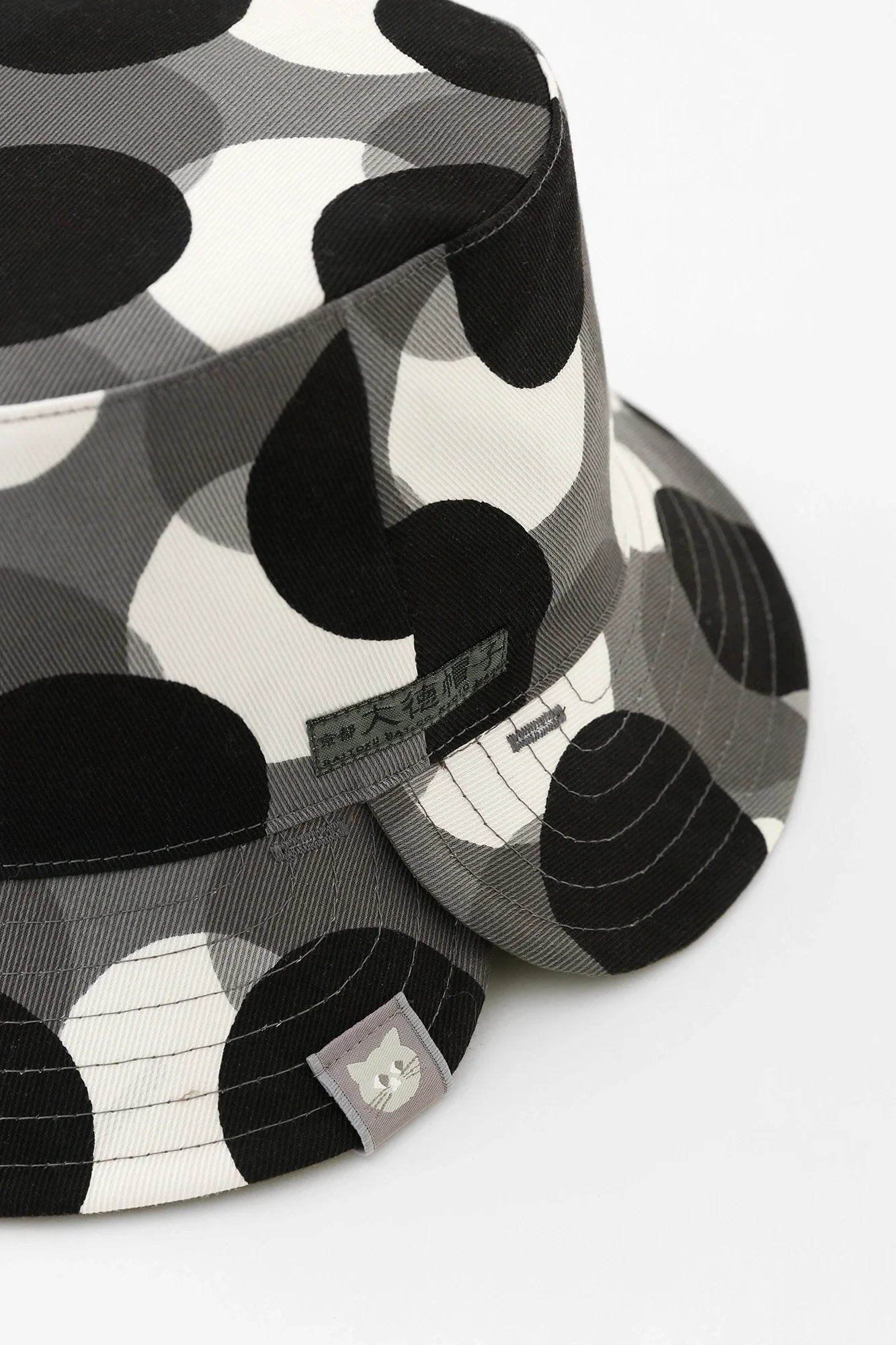 ストレッチツイル リバーシブル BIKE HAT／KPD Ombre グレー