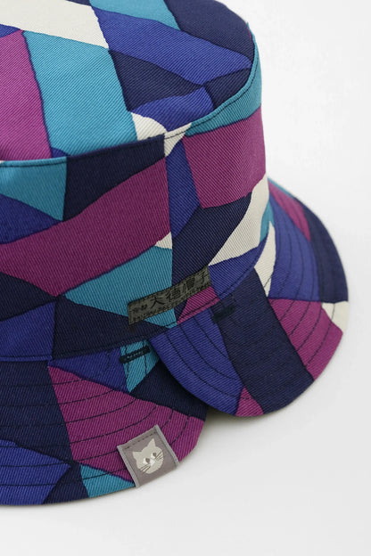 ストレッチツイル リバーシブル BIKE HAT／たがいちがい▲