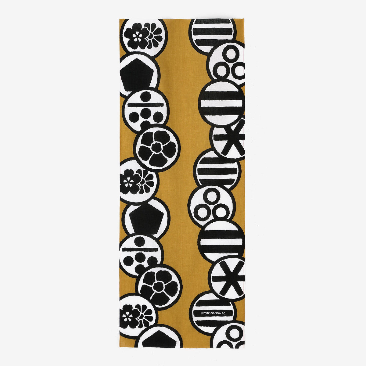 伊勢木綿 textile手ぬぐい85cm／きごう紋▲