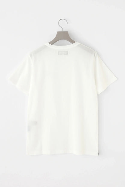 高島縮 40/40 半袖Tシャツ／ホワイト
