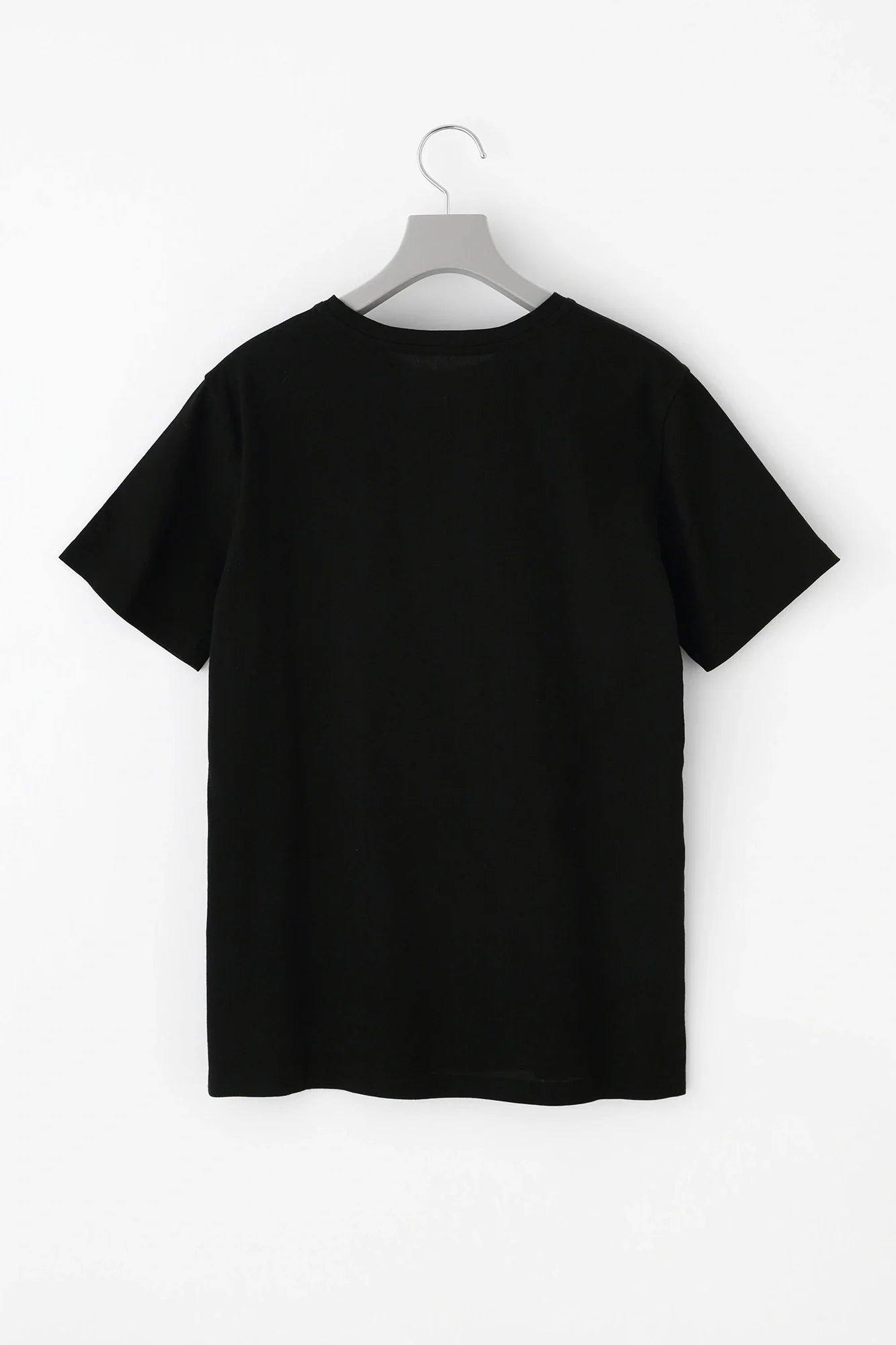 高島縮 40/40 半袖Tシャツ／ブラック